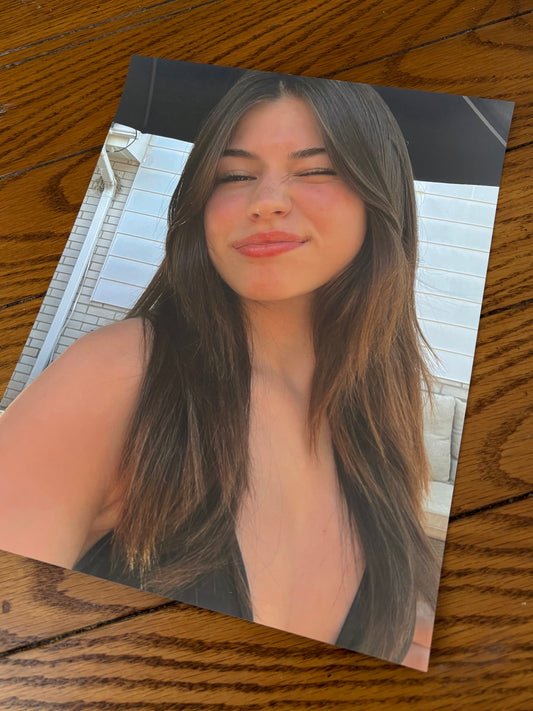 TikTok Star Ava Rose 8.5x11
