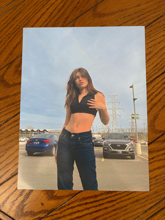 TikTok Star Ava Rose 8.5x11